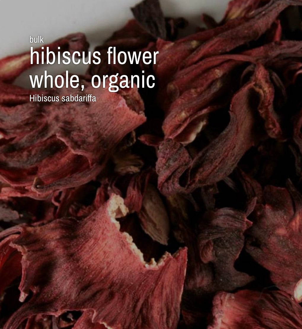 Hibiscus Flower, Whole, Organic (4 oz)