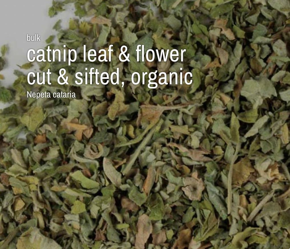 Catnip Leaf & Flower, Cut & Sifted, Organic (4 oz)