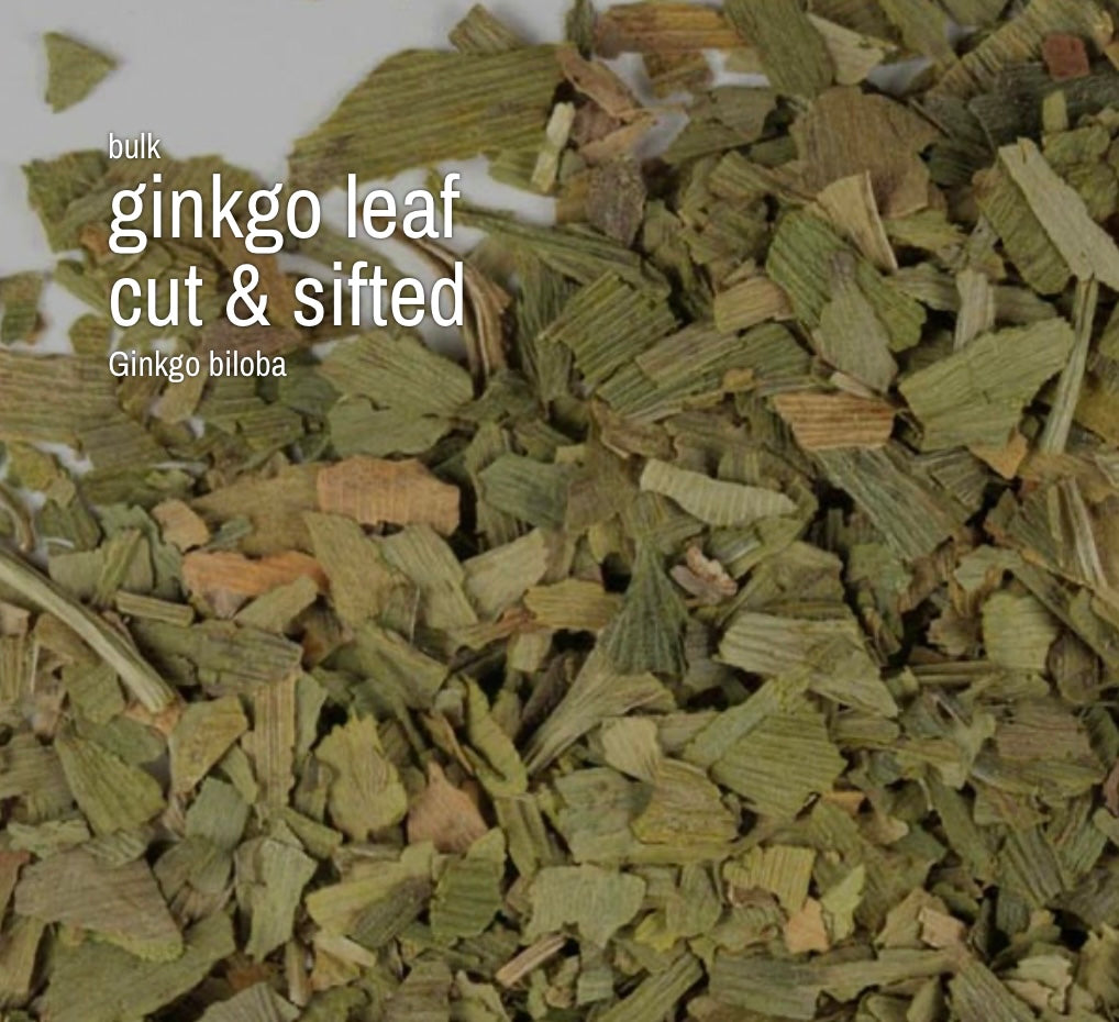 Ginkgo Leaf, Cut & Sifted (4 oz)