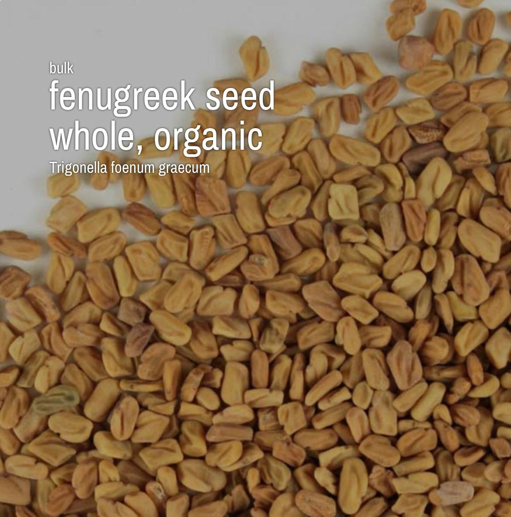 Fenugreek Seed, Whole, Organic (4 oz)