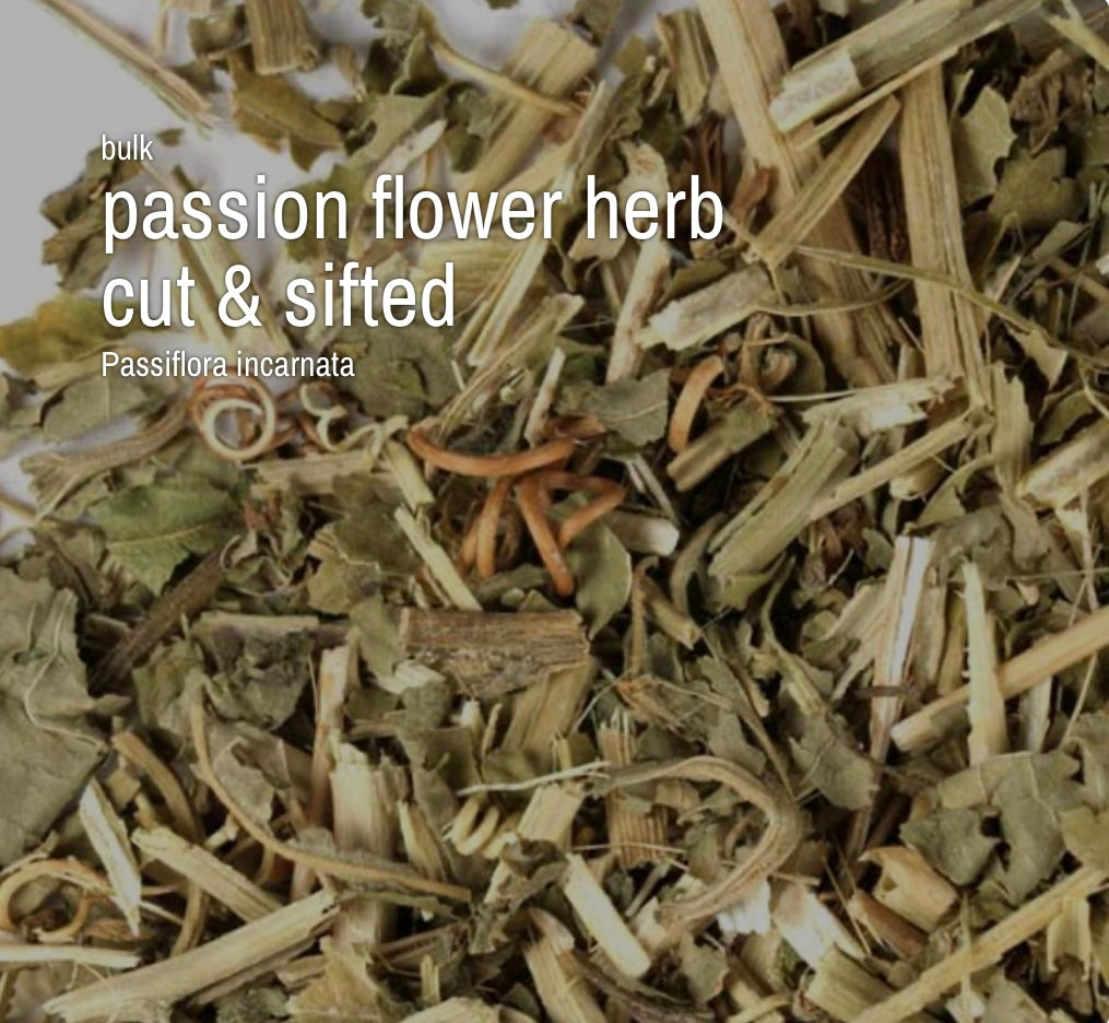 Passion Flower Herb, Cut & Sifted, Organic (4 oz)