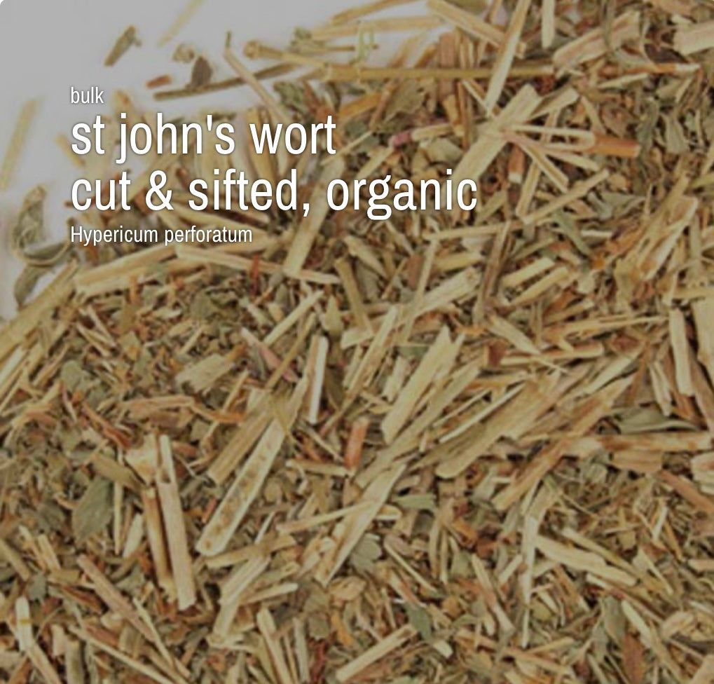 St John’s Wort, Cut & Sifted, Organic (4 oz)
