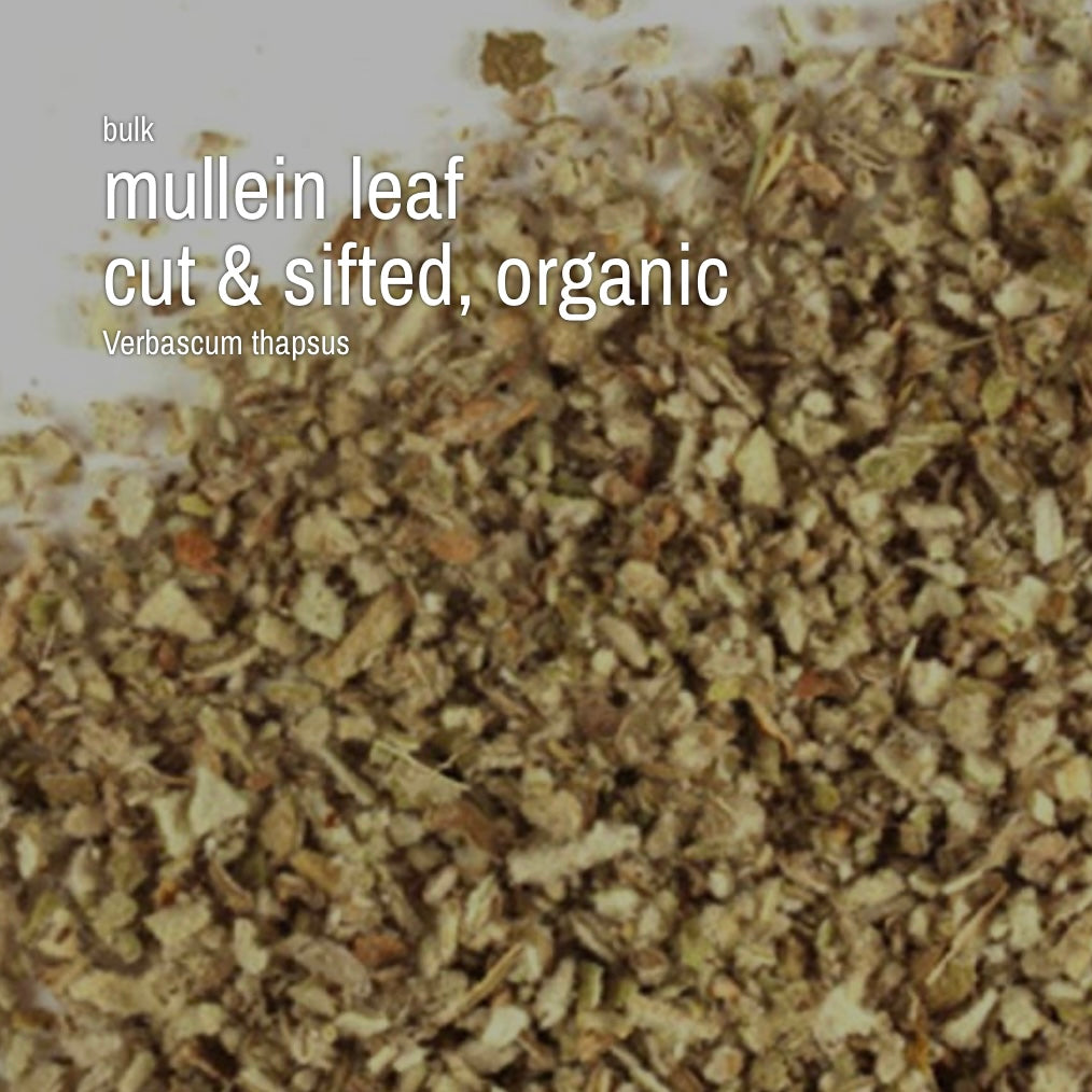 Mullein Leaf, Cut & Sifted, Organic (4 oz)