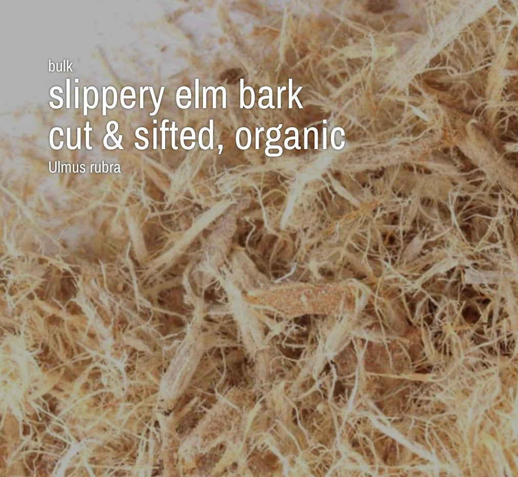 Slippery Elm Bark, Cut & Sifted, Organic (4 oz)