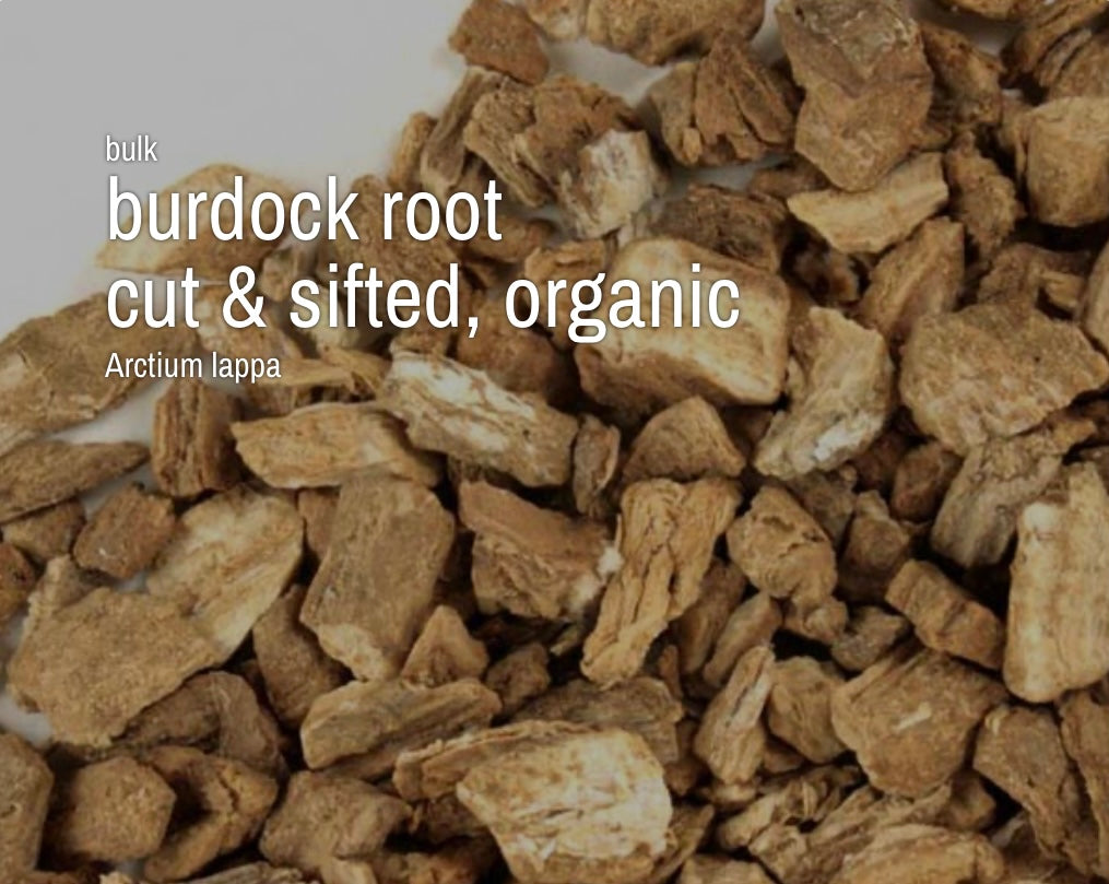 Burdock Root, Cut & Sifted, Organic (4 oz)