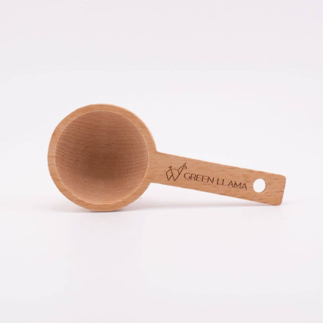 Green Llama - Wooden Tablespoon Scoop for Laundry Powder | 1ct