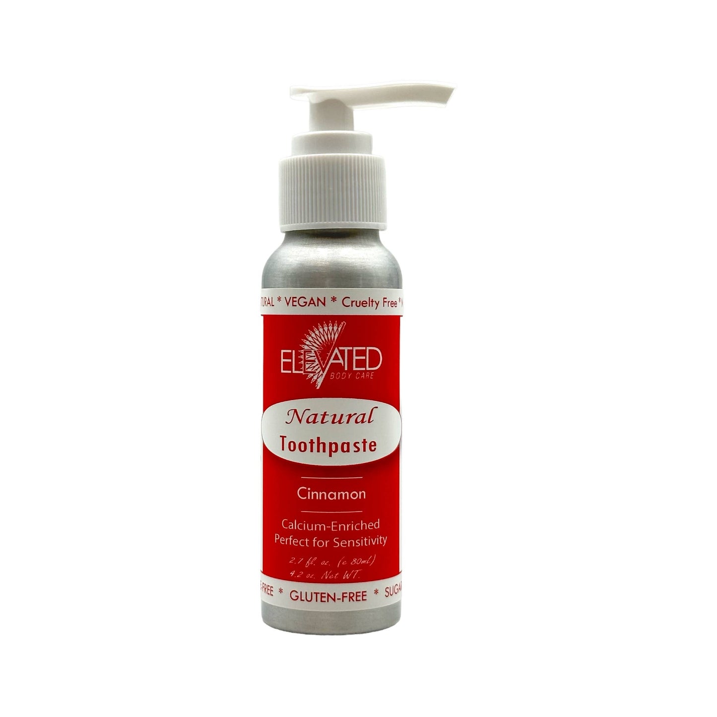 Taylor's Naturals - ELEVATED - Xylitol Natural Toothpaste - w/ PUMP