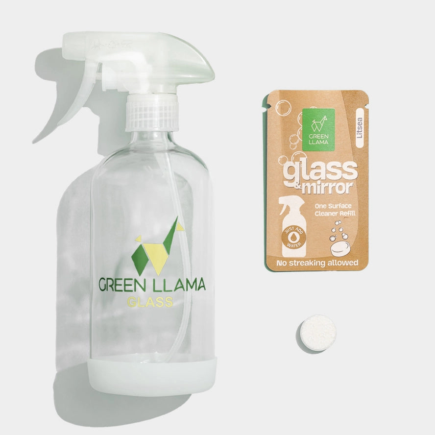 Green Llama - Eco-Friendly Refillable Home Cleaning Kit