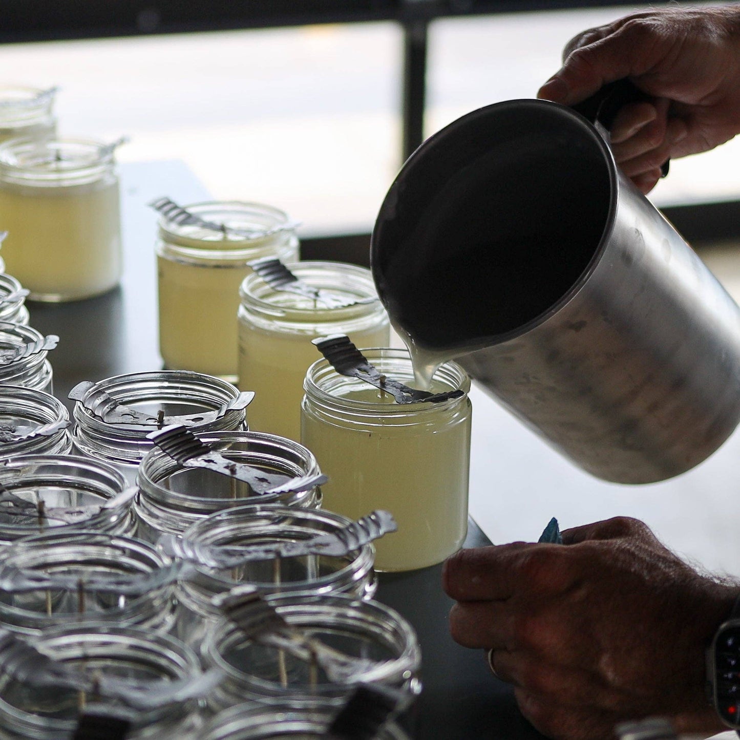 Lady May Tallow - Vanilla Bean Tallow & Beeswax Candle | All-Natural, Non-Toxic, Clean-Burning | 16oz Glass Jar