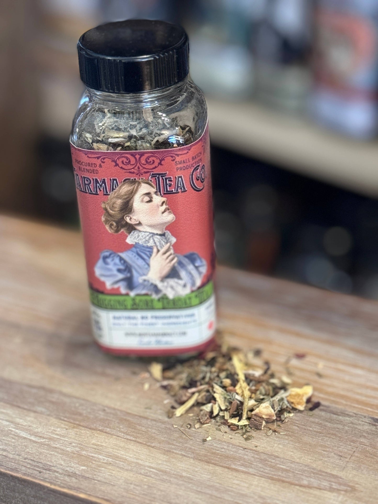 Montana Farmacy - Vintage herbal Remedy throat victorian Herbal Tea blend