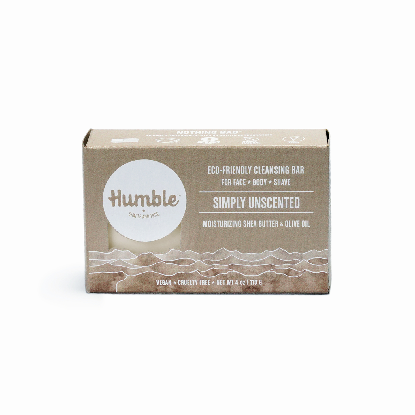 Humble Brands, Inc. - Simply Unscented Soap Bar