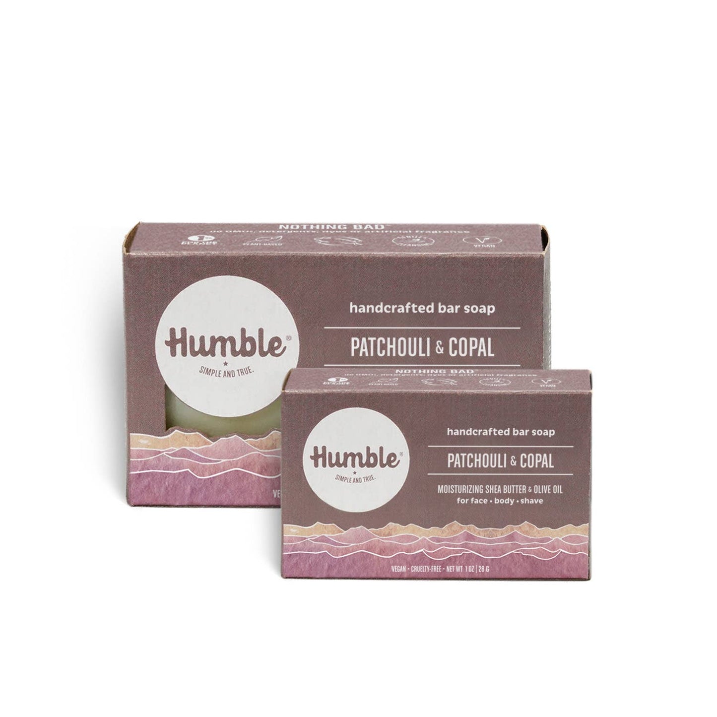 Humble Brands, Inc. - PatchouIi & Copal Travel Soap Bar