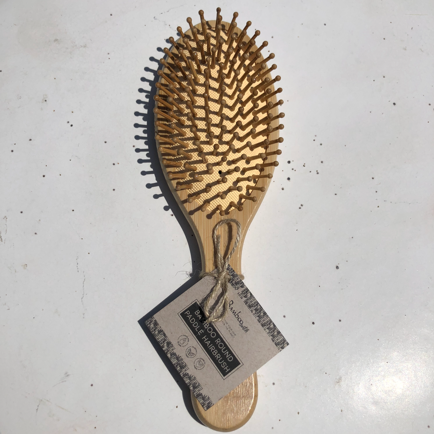 Bamboo Switch - Bamboo Paddle Hairbrush | Round | Market Bestseller