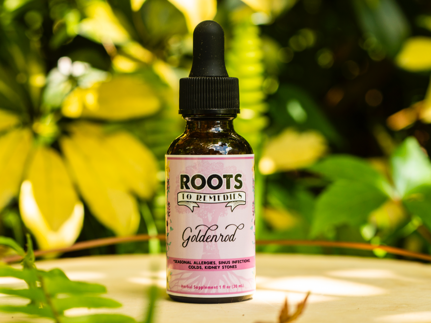 Roots To Remedies - 1 oz Herbal Tincture (Goldenrod)