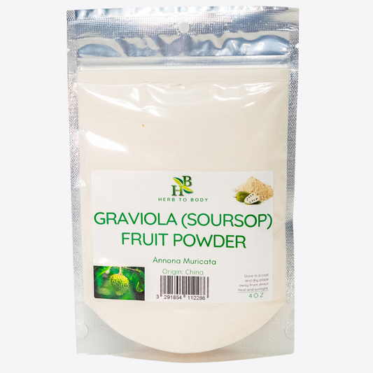 Herb To Body - Graviola (Soursop) Fruit Powder - 4oz