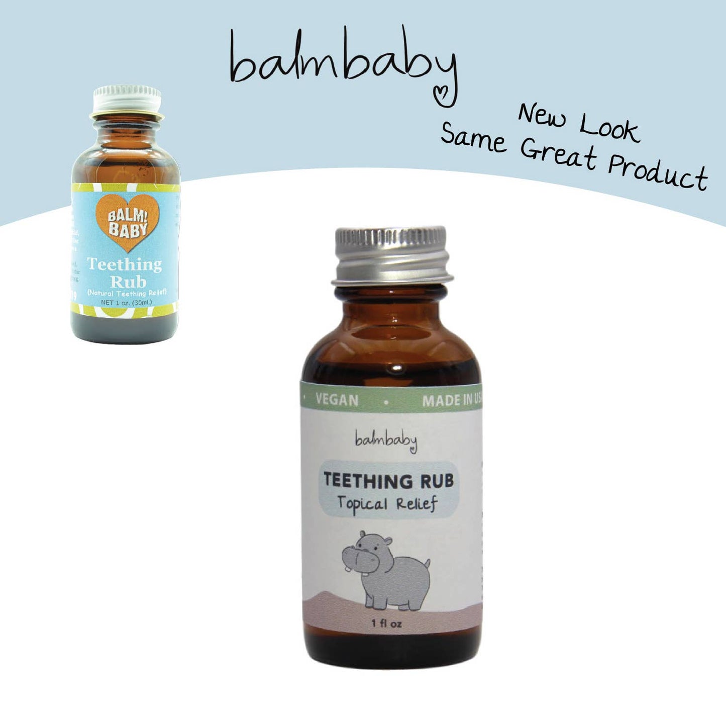 Taylor's Naturals - BALM! Baby - Teething RUB 1oz. - ALL Natural TOPICAL Relief