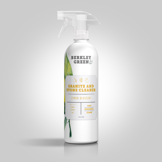 Berkley Green - Eco Granite & Stone Cleaner, Lemon Blossom (25oz bottle)