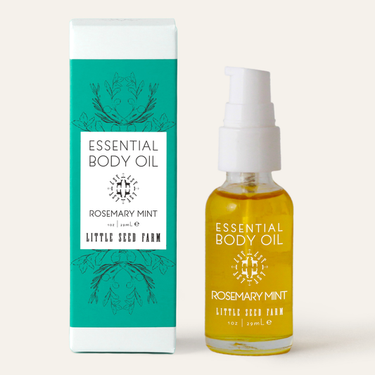 Little Seed Farm - Mini Rosemary Mint Essential Body Oil - 1oz