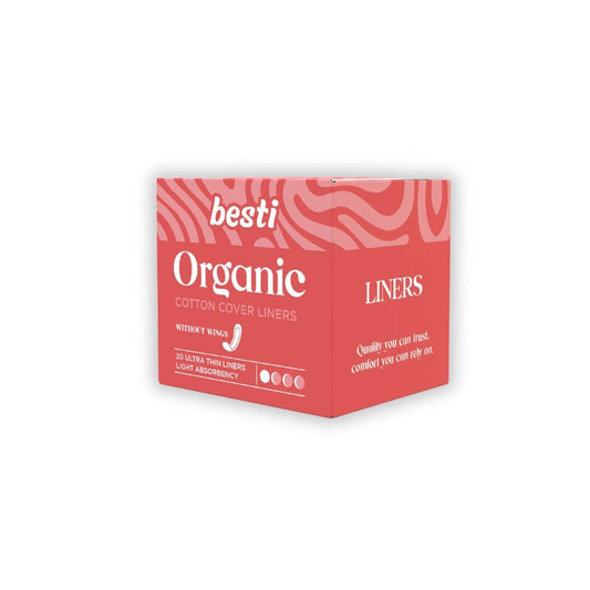 Besti Co. - 100% Organic Cotton Liners (20 Count)