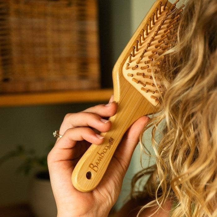 Bamboo Switch - Bamboo Paddle Hairbrush - Square | Market Bestseller