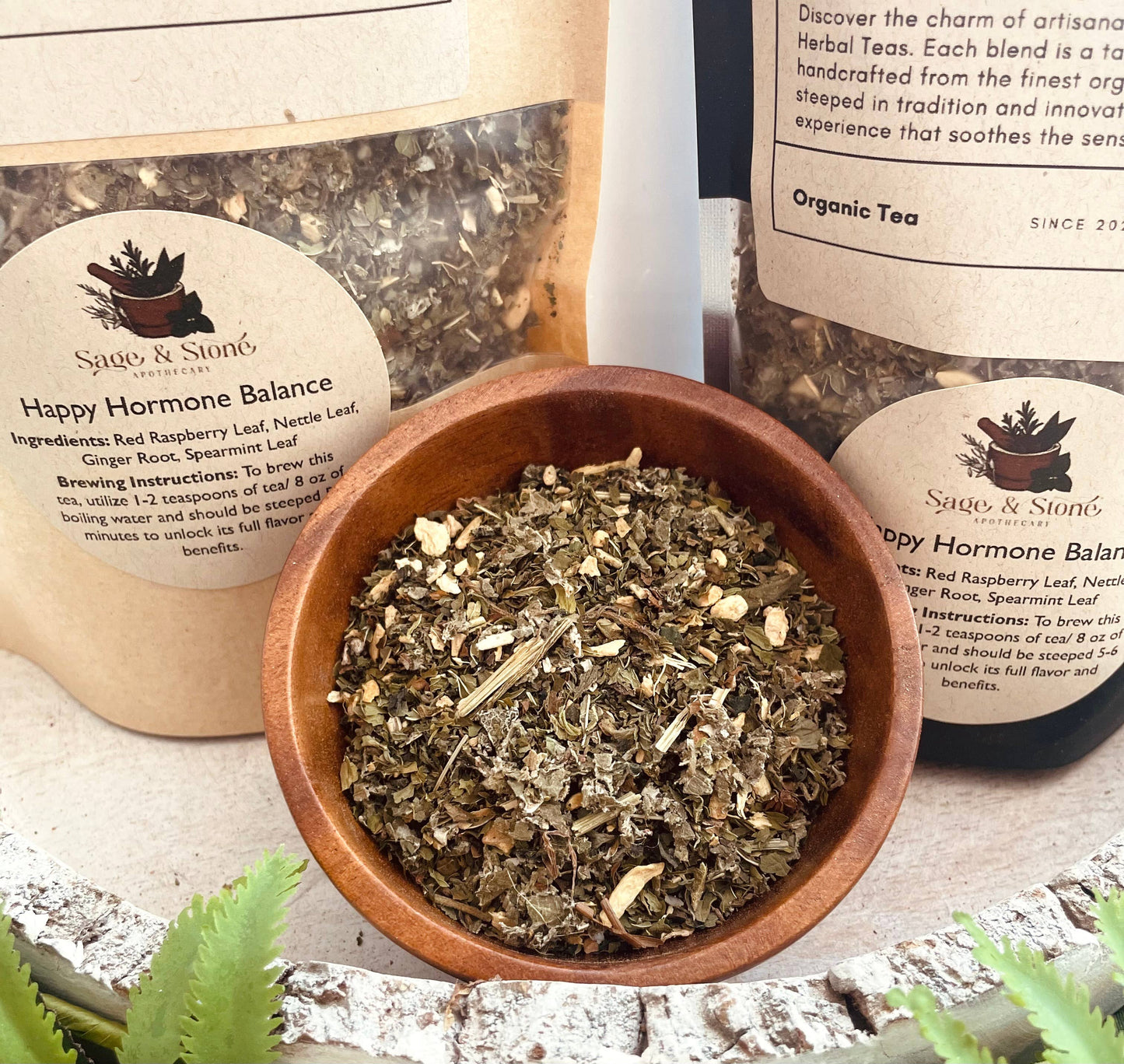 Sage & Stone Apothecary - Happy Hormone Herbal Tea