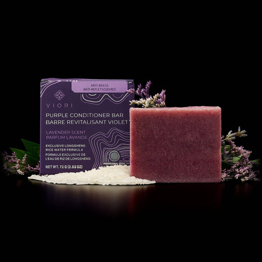 Viori Beauty - Rice Water Conditioner Bar | Purple Toning | All Hair