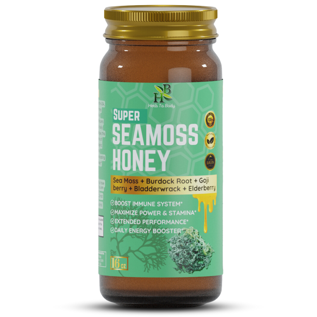 Herb To Body - Super Sea Moss Honey 16oz