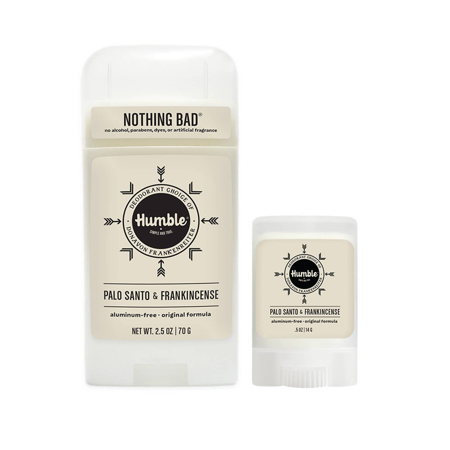 Humble Brands, Inc. - Palo Santo & Frankincense Original Travel Deodorant