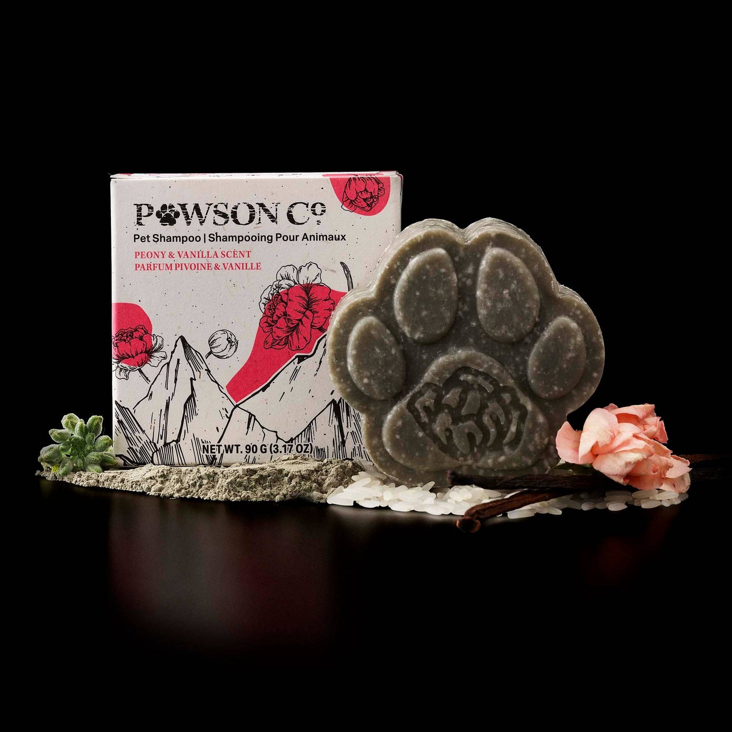 Viori Beauty - Pet Shampoo Bar | Pawson & Co | Peony Vanilla