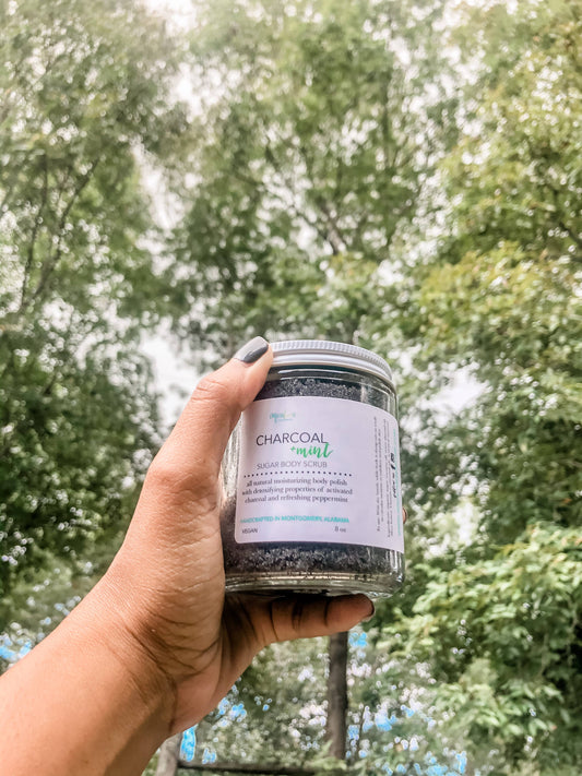 Aqualime - Charcoal & Peppermint Detox Sugar Body Scrub