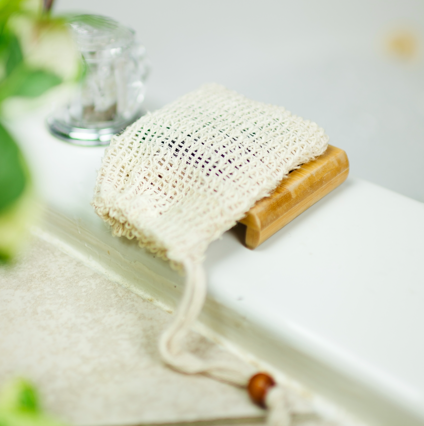 Bamboo Switch - Compostable Sisal Soap Bag | Soap Saver | Market Bestseller