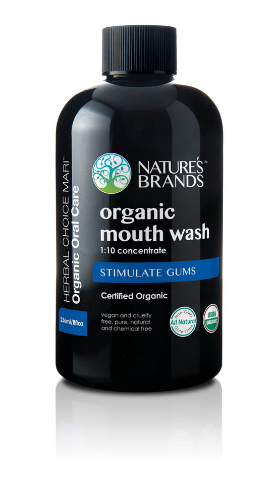 Nature's Brand - Organic Mouth Wash, 1:10 Concentrate