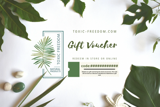 Toxic Freedom Gift Card - Natural Wellness, Your way