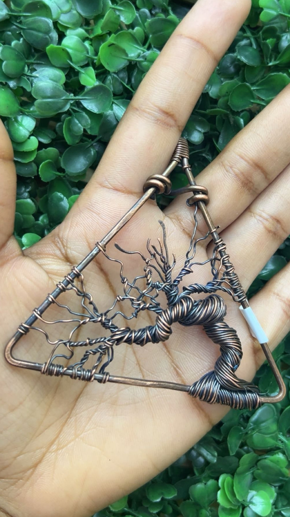 Handcrafted Tree of Life Copper Pendant