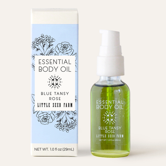 Little Seed Farm - Mini Blue Tansy Rose Essential Body Oil - 1oz