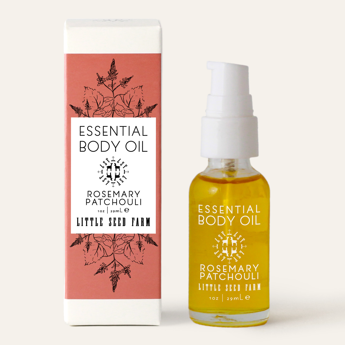 Little Seed Farm - Mini Rosemary Patchouli Essential Body Oil - 1oz