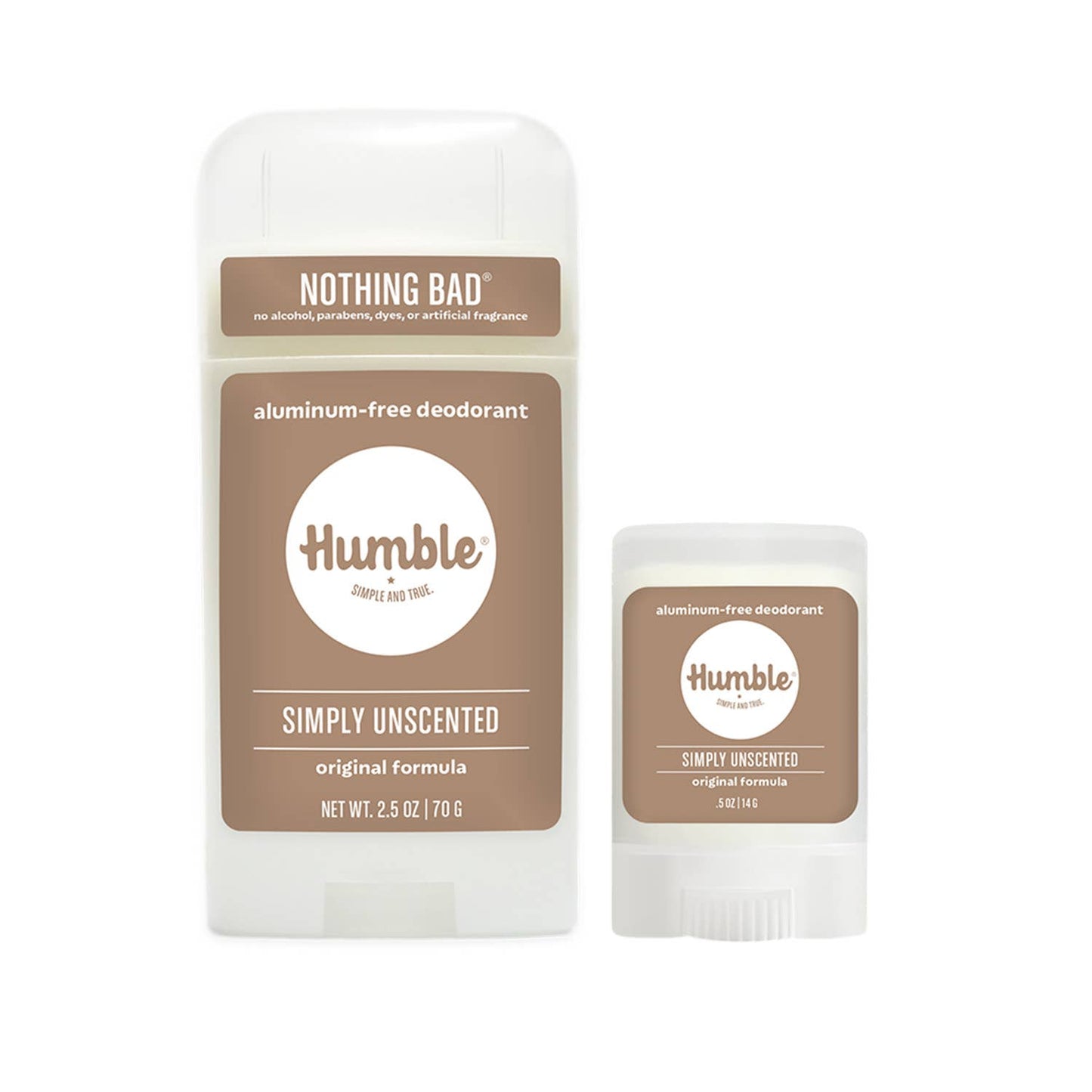 Humble Brands, Inc. - Simply Unscented Travel Deodorant