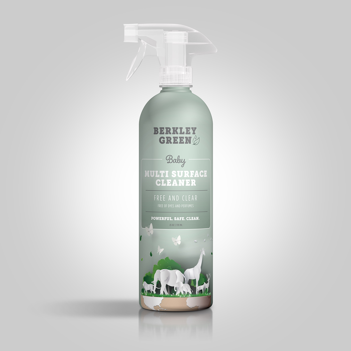 Berkley Green - Eco Baby Multi-Surface Cleaner (25oz bottle)