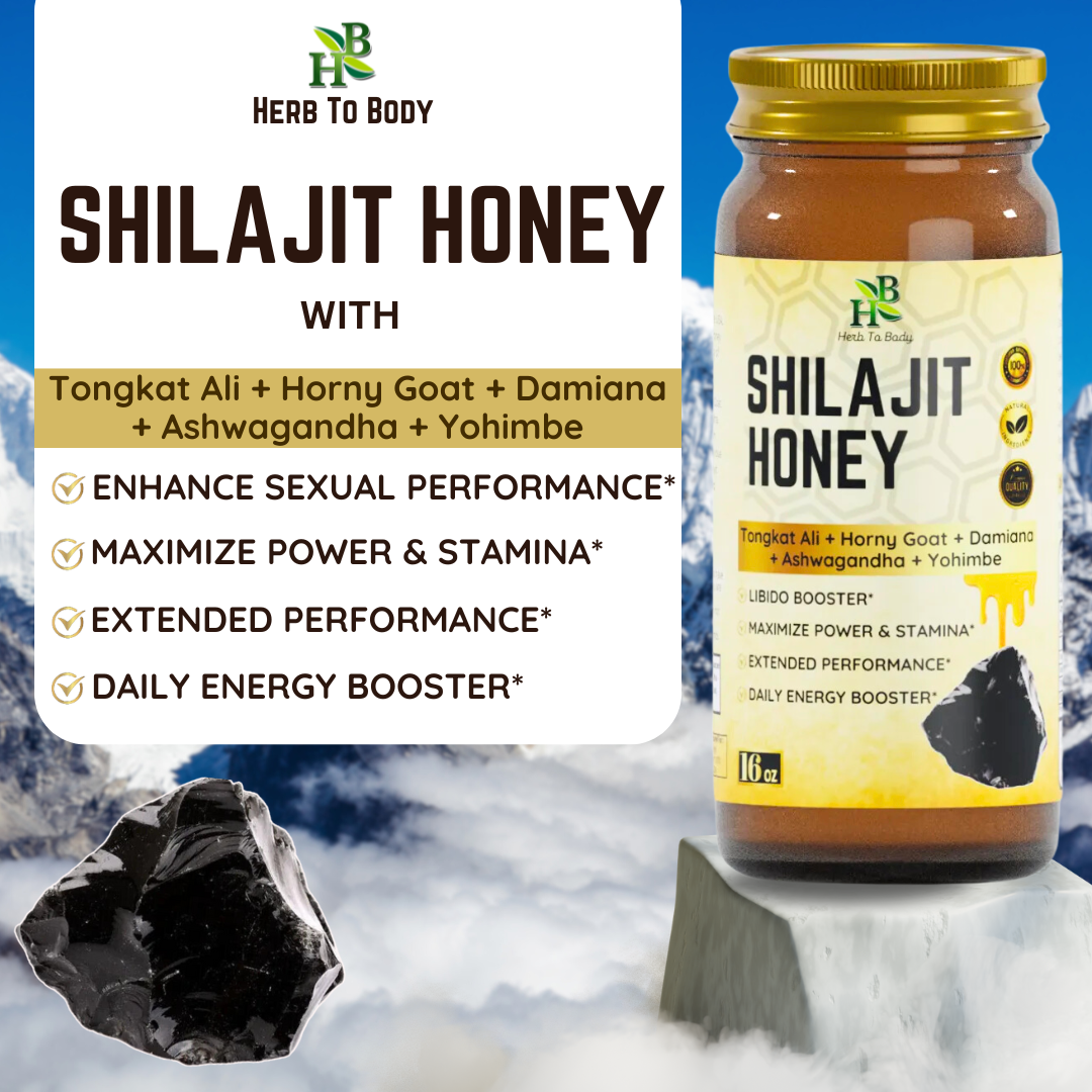 Herb To Body - Shilajit Honey 16oz