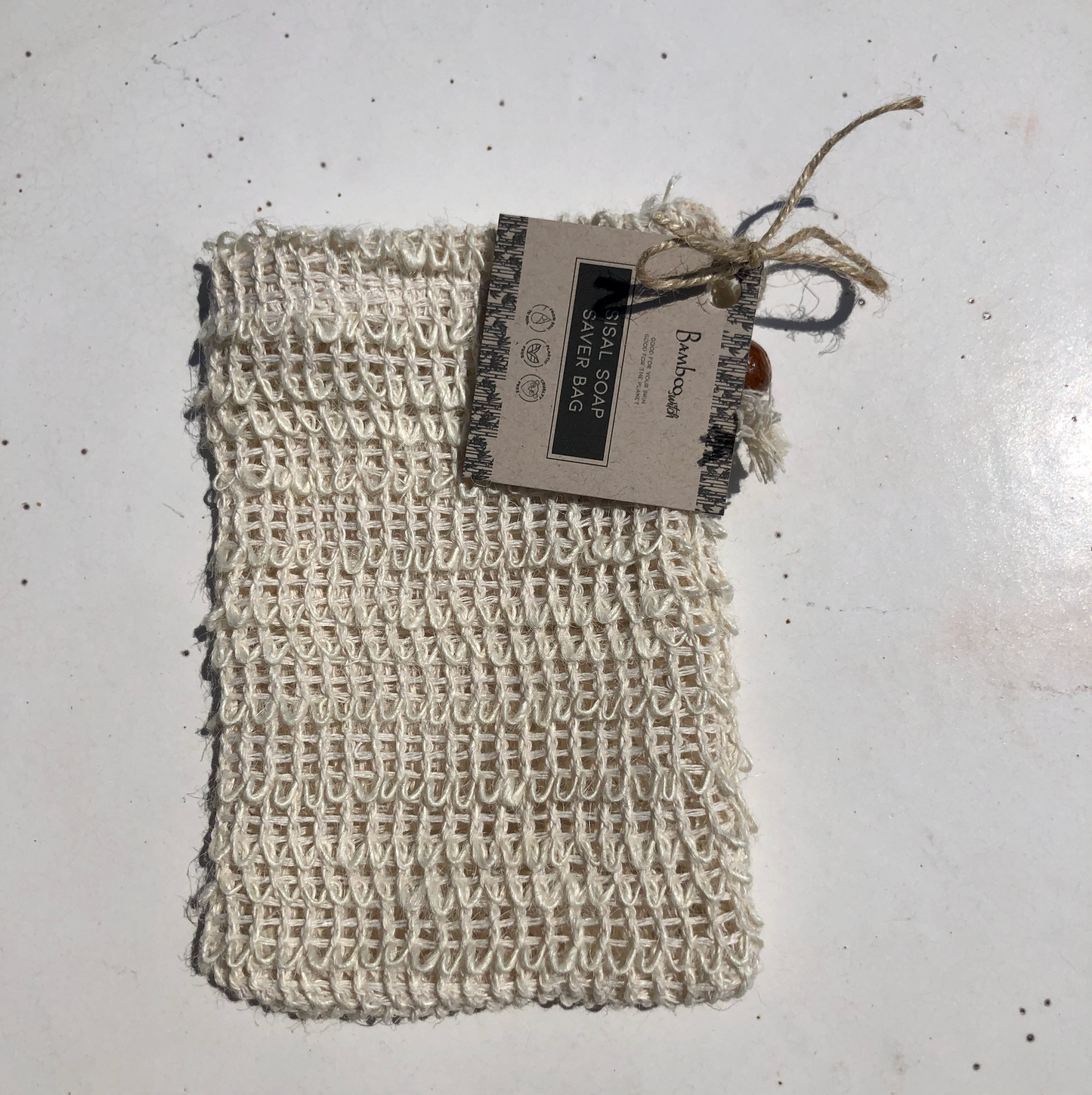 Bamboo Switch - Compostable Sisal Soap Bag | Soap Saver | Market Bestseller