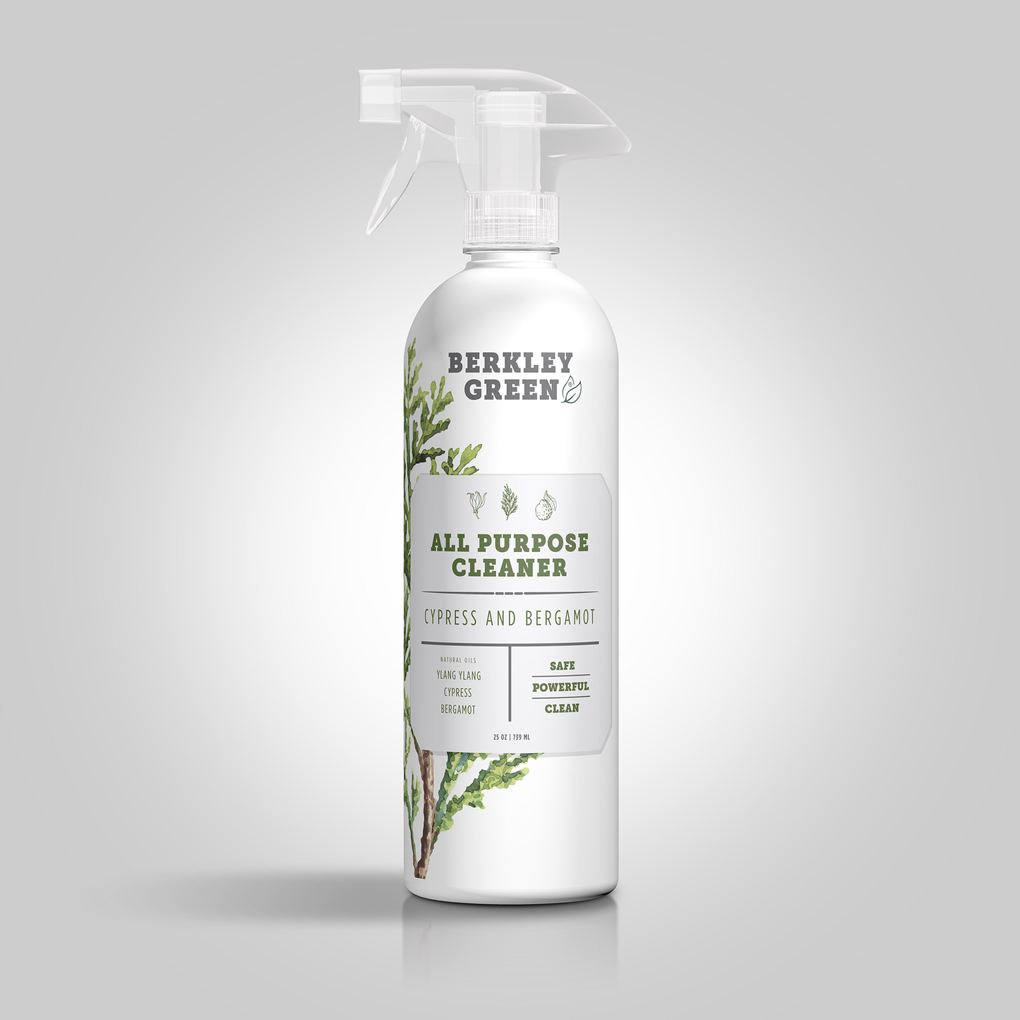 Berkley Green - Eco All Purpose Cleaner, Cypress & Bergamot (25oz bottle)