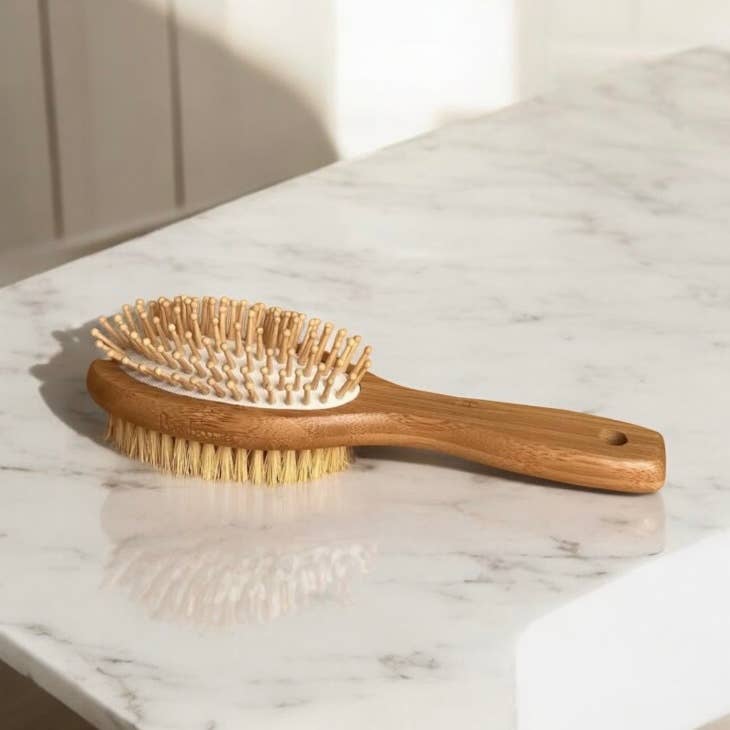 Bamboo Switch - Bamboo Two Sided Hairbrush | Haircare Bestseller