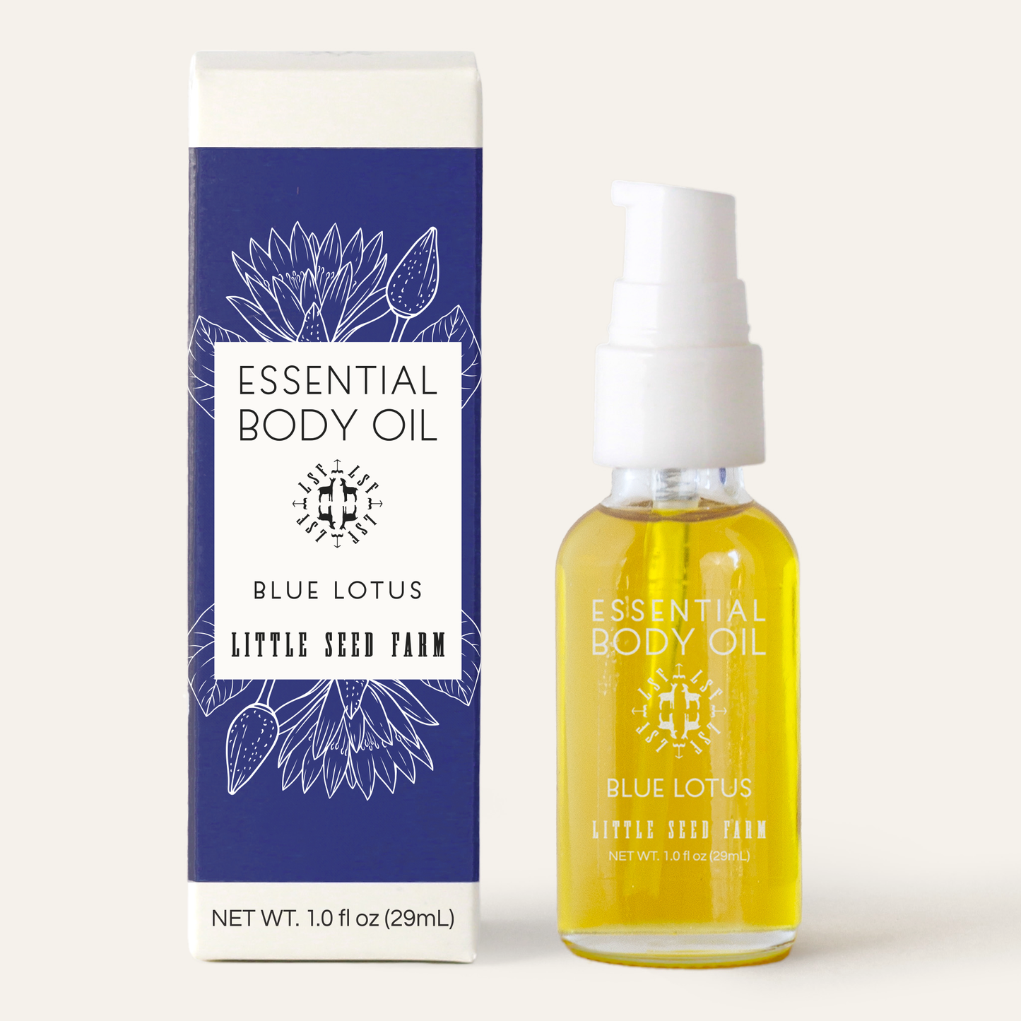 Little Seed Farm - Mini Blue Lotus Essential Body Oil - 1oz