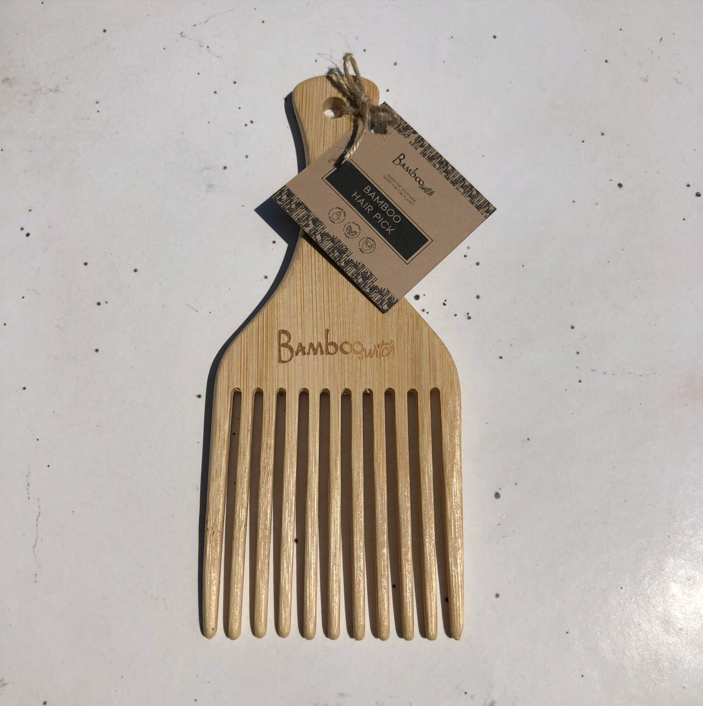 Bamboo Switch - Bamboo Hair Pick | Market Bestseller