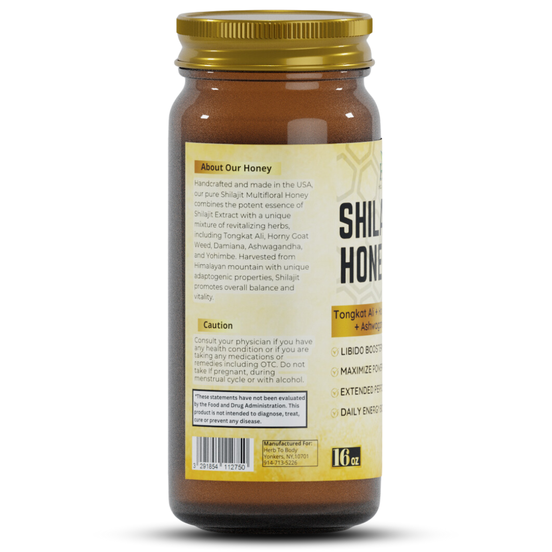 Herb To Body - Shilajit Honey 16oz