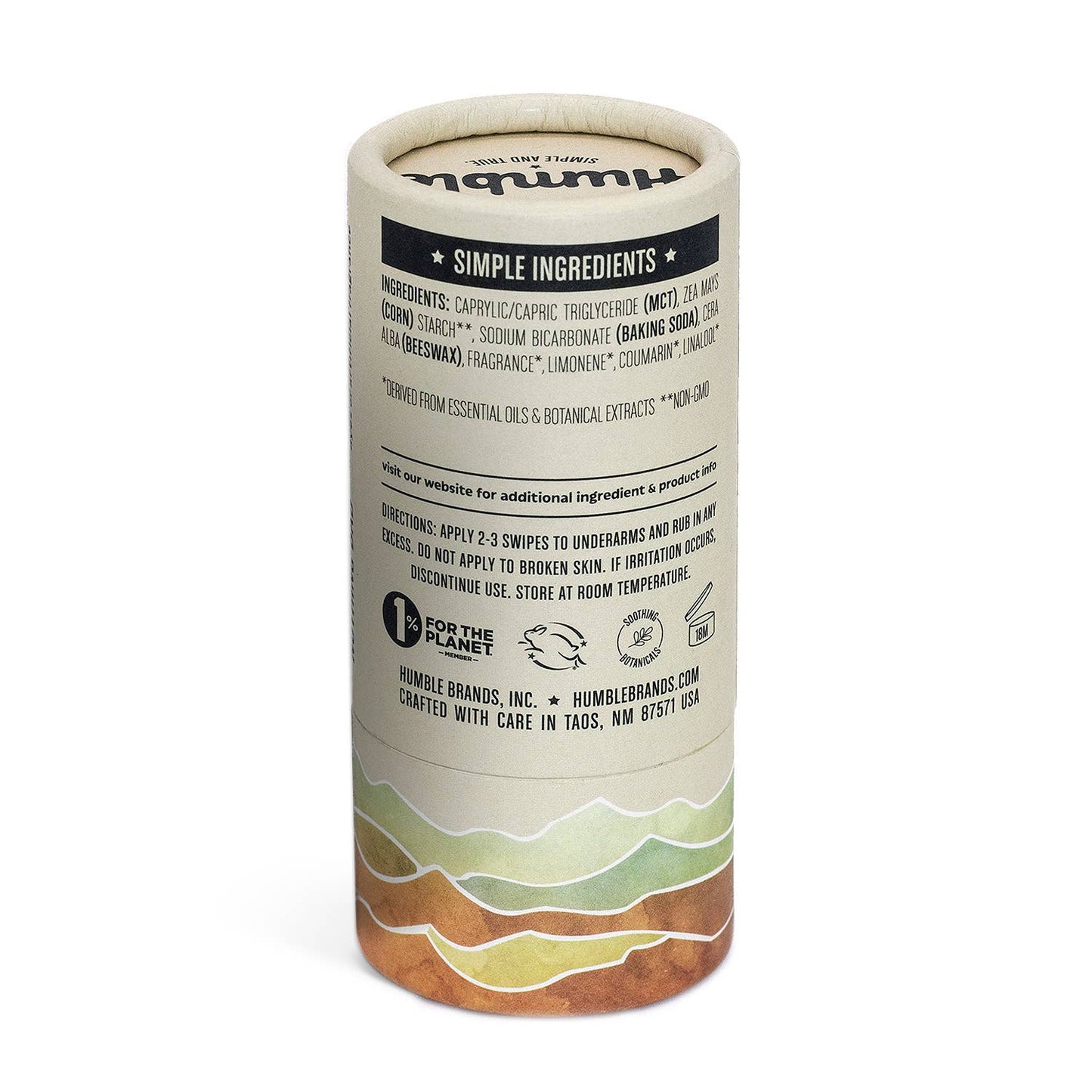 Humble Brands, Inc. - Palo Santo & Frankincense Original Plastic Free Deodorant