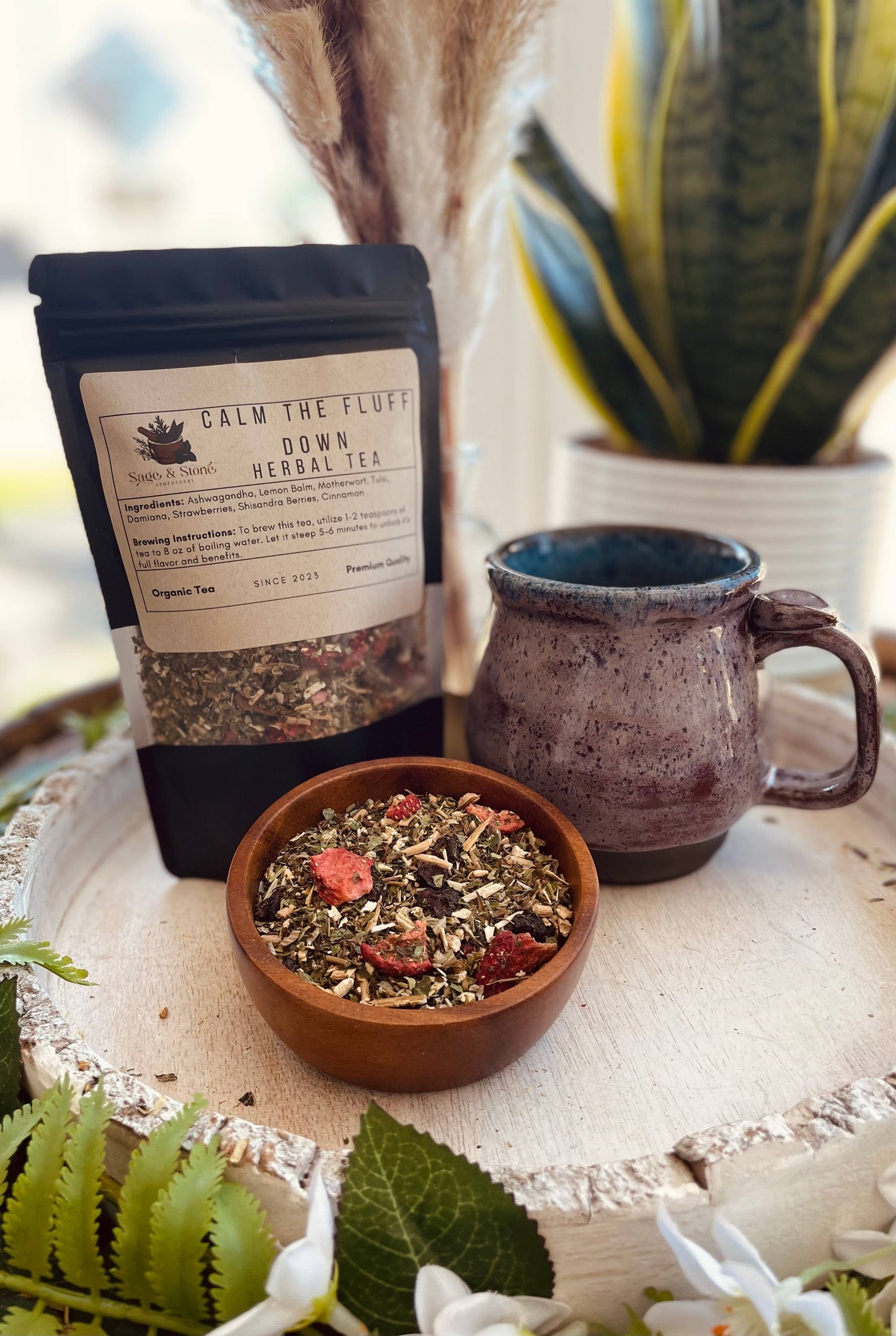 Sage & Stone Apothecary - Calm The Fluff Down Tea