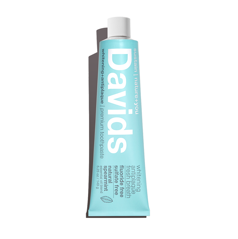 Davids Natural Toothpaste - Premium Toothpaste  (Spearmint) 5.25oz