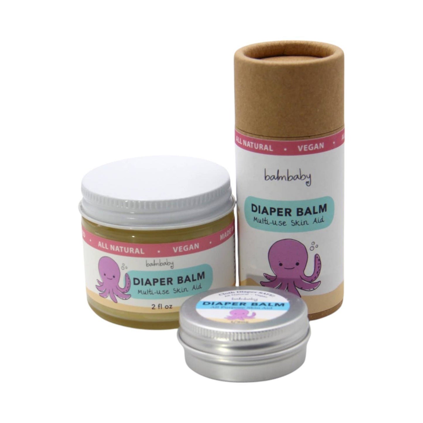 Taylor's Naturals - Balm Baby - Diaper Balm and ALL purpose skin aid - Eco Stick