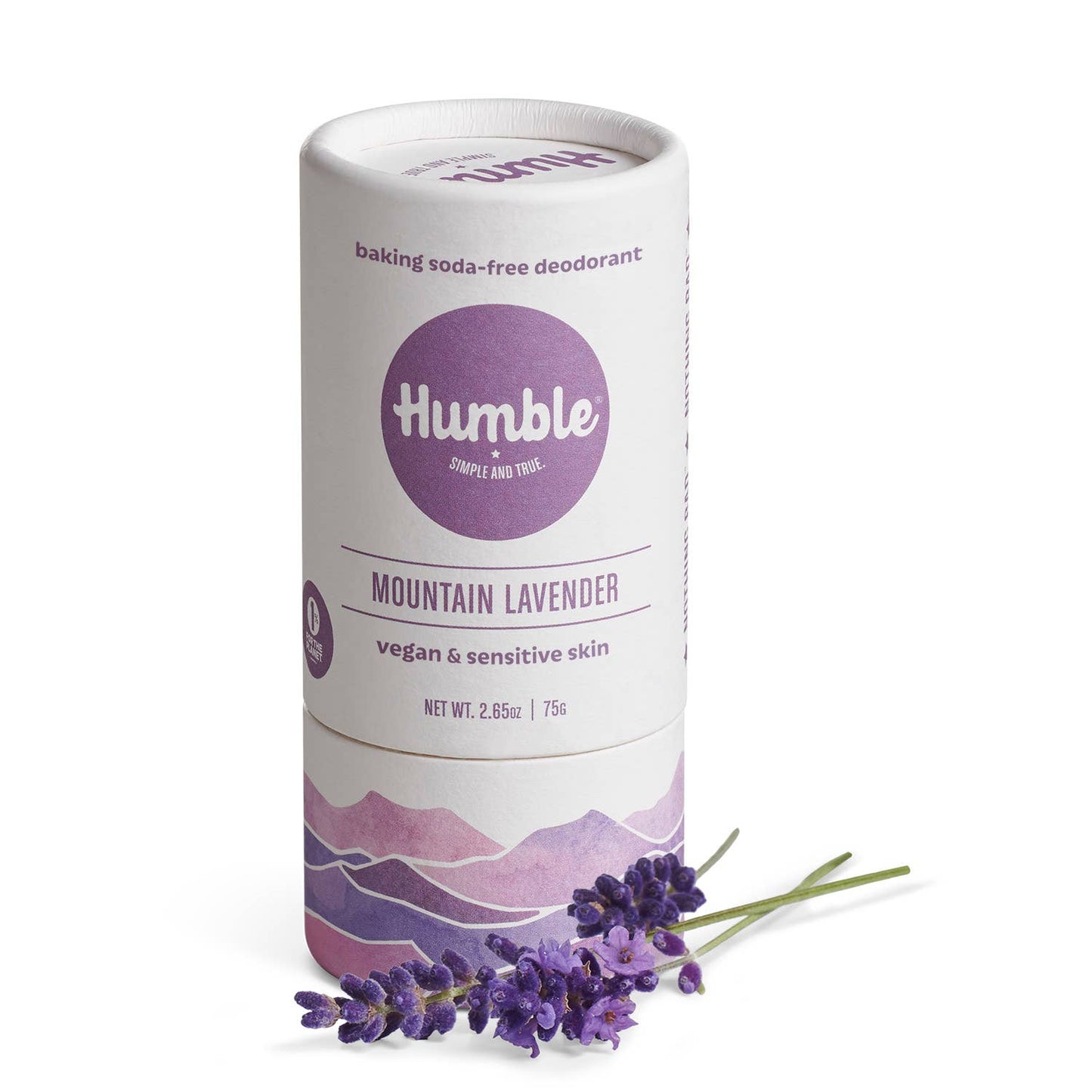 Humble Brands, Inc. - Mountain Lavender Vegan & Sensitive Plastic Free Deodorant